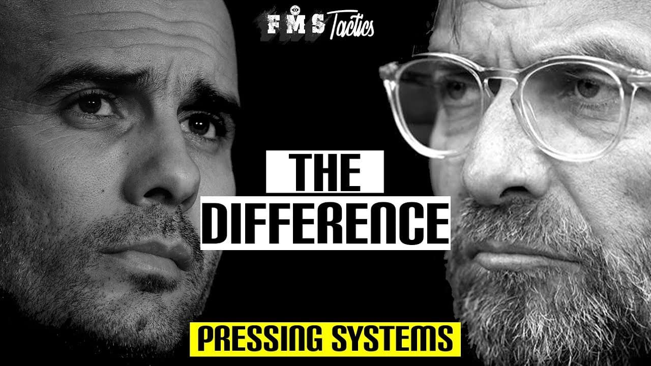 Klopp の gegenpressing と Guardiola の 6 秒ルール — プレス体系の違いを解説